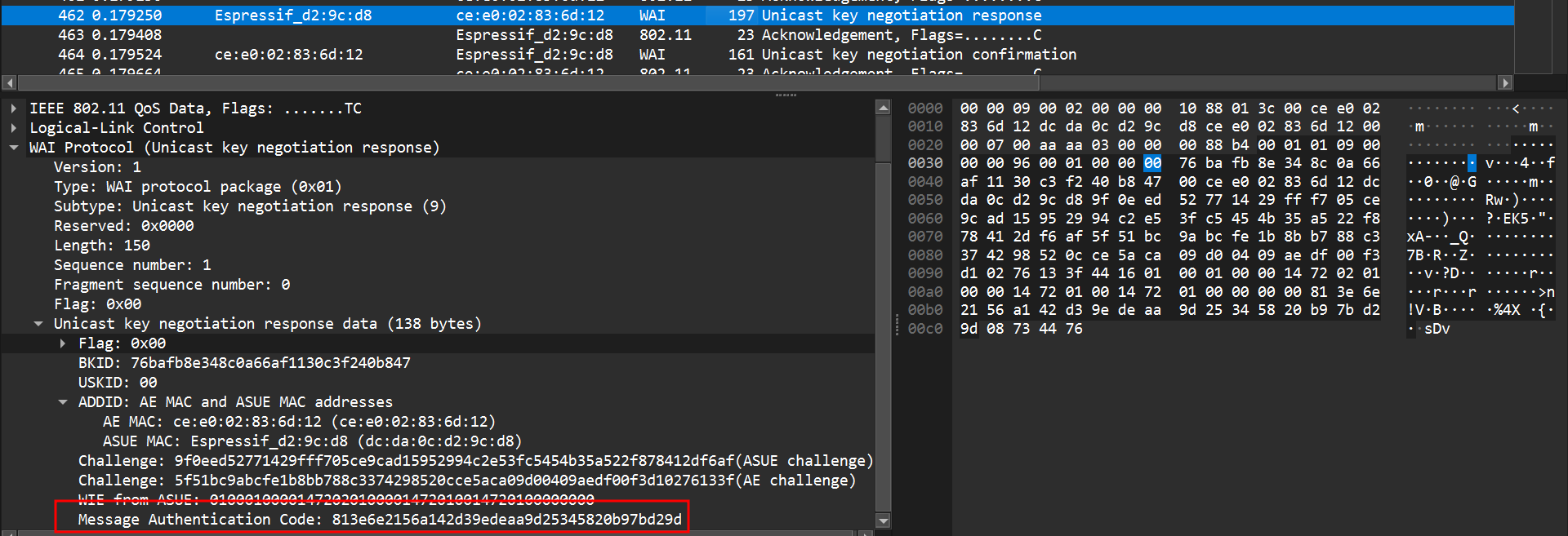 unicast_response_frame